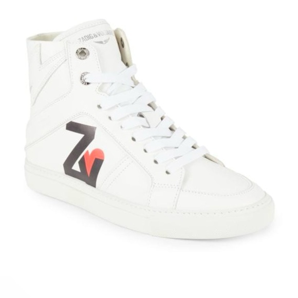 Zadig & Voltaire Logo High Top Sneaker - Picture 1 of 5
